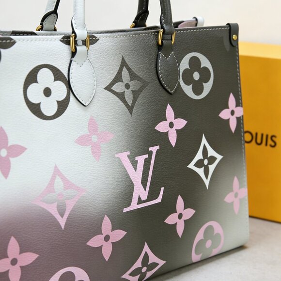 Louis Vuitton Onthego GM Monogram Gradient Pink - Picture 5 of 6